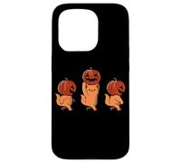 Custodia per iPhone 15 Pro one two three Cute Kittens Pumpkin Halloween Spooky vintage