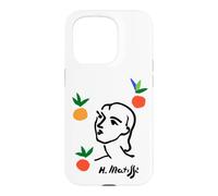 Custodia per iPhone 15 Pro Opera d'arte ritagliata con Matisse Summer Citrus Fruit