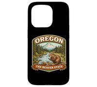 Custodia per iPhone 15 Pro Oregon The Beaver State Souvenir Memorabilia Visitatore orgoglioso