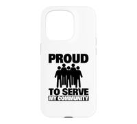 Custodia per iPhone 15 Pro Orgoglioso di servire il volontario della mia comunità