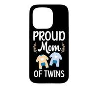 Custodia per iPhone 15 Pro Orgoglioso Mamma Di Fantastici Gemelli Incinta Due Babys Madre