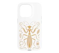 Custodia per iPhone 15 Pro Ornamental Praying Mantis Bug Nature Lover Art