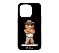 Custodia per iPhone 15 Pro Orso cholo El Homie