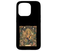 Custodia per iPhone 15 Pro Ostara Spring Goddess Bunny Celebration Holiday Tarocchi Card