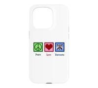 Custodia per iPhone 15 Pro Pace Amore Procioni Carino Procione