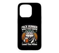 Custodia per iPhone 15 Pro Pack Runner Wolf Cold Brew Lead the Miles