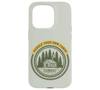 Custodia per iPhone 15 Pro Paddle Your Own Canoa Retro Cabin Outdoor