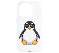 Custodia per iPhone 15 Pro Paffuto Cool Penguin con occhiali da sole Summer Vibes