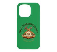 Custodia per iPhone 15 Pro Paleontologo di campo scavando il fossile passato