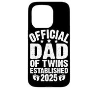 Custodia per iPhone 15 Pro Papà ufficiale dei gemelli fondata nel 2025
