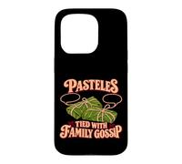 Custodia per iPhone 15 Pro "Pastes - Legato ai pettegolezzi familiari" Cibo portoricano