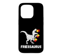 Custodia per iPhone 15 Pro Patatine fritte Saurus Patate Fry Dinosaur Fastfood T Rex