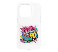 Custodia per iPhone 15 Pro Pattini a rotelle anni '90 regalo per lei nostalgia