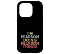 Custodia per iPhone 15 Pro Pearson Name Pearson Personalized Name First Given