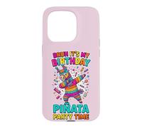 Custodia per iPhone 15 Pro Pennello per compleanno Pinata It's My Birthday Party Birthday Kids