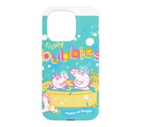 Custodia per iPhone 15 Pro Peppa Pig Bubbles