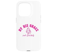 Custodia per iPhone 15 Pro Per Sua Grazia, Sii forte Coraggioso, USA, Non abbiate paura