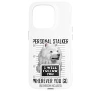 Custodia per iPhone 15 Pro Personal Stalker Cane Eskimo Dog I Will Follow You Prigione