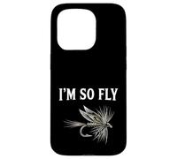 Custodia per iPhone 15 Pro Pesca a mosca Brook Dry Fly Tying Fisherman I'm So Fly