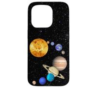 Custodia per iPhone 15 Pro Pianeti nel sistema solare con Plutone - Scienza