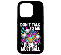 Custodia per iPhone 15 Pro Pinball Machine Player Don't Talk During Multiball