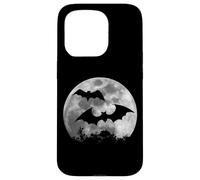 Custodia per iPhone 15 Pro Pipistrelli a Luna Piena Gothic Dark Art