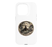 Custodia per iPhone 15 Pro Pipistrello dello spirito della meditazione del monaco Zen