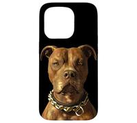 Custodia per iPhone 15 Pro Pitbull Bulldog Pittie Cane American Pit Bull Terrier