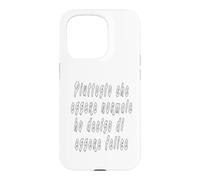 Custodia per iPhone 15 Pro Piuttosto che essere normale ho deciso di essere felice.