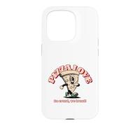 Custodia per iPhone 15 Pro Pizza Love In Crust We Trust (Dichiarazione di cibo divertente)
