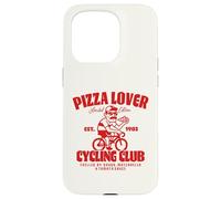 Custodia per iPhone 15 Pro Pizza Lover Cycling Club Bici da Corsa Pizza