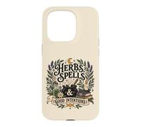 Custodia per iPhone 15 Pro Plant Witch Herbal Magic Cottagecore Farmacia