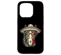 Custodia per iPhone 15 Pro Poncho a cavallo messicano Cinco De Mayo Fiesta Sombrero Meme