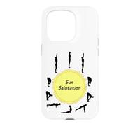 Custodia per iPhone 15 Pro Pose di saluto al sole