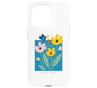 Custodia per iPhone 15 Pro Positive Floral Daisy Flower, Inspirational, Flower Power