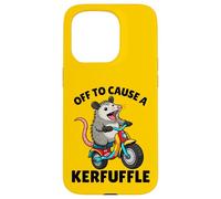 Custodia per iPhone 15 Pro Possum Off to Cause A Kerfuffle Funny Opossum