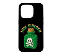 Custodia per iPhone 15 Pro Pozione strega Wizard Brick Builder Halloween Mattone O scherzetto