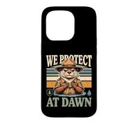 Custodia per iPhone 15 Pro Proteggiamo All'alba Wildlife Otter