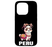 Custodia per iPhone 15 Pro Proud Peruvian Llama Parade: Cultural Peru Pride Souvenir