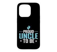 Custodia per iPhone 15 Pro Proud Uncle To Be Baby Annuncio