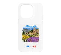 Custodia per iPhone 15 Pro Provenza Francia Campi di lavanda Vacanze di viaggio