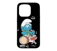Custodia per iPhone 15 Pro Puffi Armonia Musicale Genius Cartone Animato 80s 90s Retro Classico