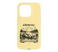 Custodia per iPhone 15 Pro Qualunque cosa Unbothered Cottagecore Otter Humor