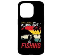 Custodia per iPhone 15 Pro Quando niente sta andando bene andare a pescare divertente pescatore Fisher