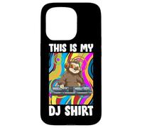 Custodia per iPhone 15 Pro Questa È La Mia Maglietta Da Dj Dj Pigro Musica Edm Rave