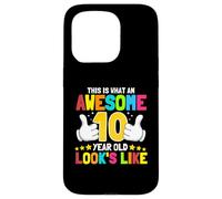 Custodia per iPhone 15 Pro Questo è ciò che un fantastico bambino di 10 anni assomiglia al decimo compleanno