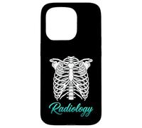 Custodia per iPhone 15 Pro Radiologia Rib Cage Skeleton X-Ray Tech Medical Professional