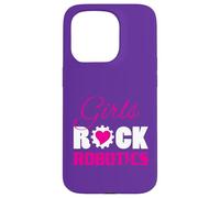 Custodia per iPhone 15 Pro Ragazze Rock Robotica Divertimento Scienza Ingegneria Donna