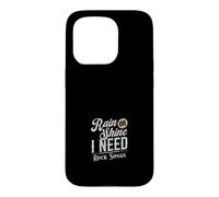 Custodia per iPhone 15 Pro Rain or Shine I Need Rock Songs Music Lover