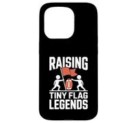 Custodia per iPhone 15 Pro Raising Tiny Flag Legends - Pallone da calcio giovanile